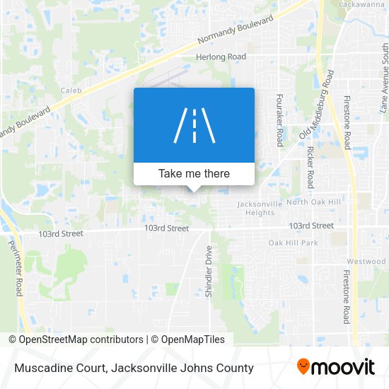 Mapa de Muscadine Court