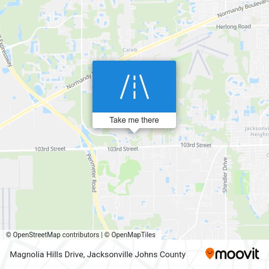 Magnolia Hills Drive map