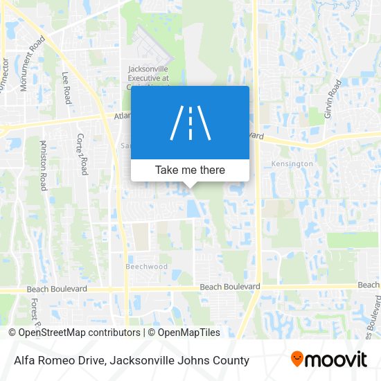 Alfa Romeo Drive map