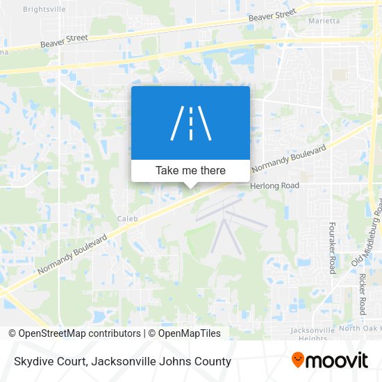 Skydive Court map