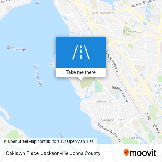 Oaklawn Place map