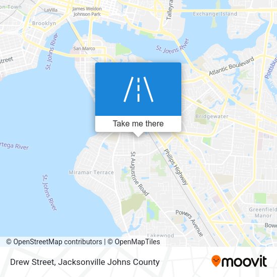 Drew Street map