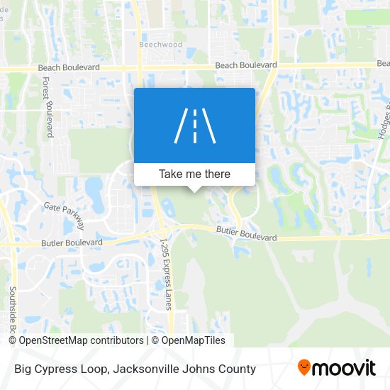 Mapa de Big Cypress Loop