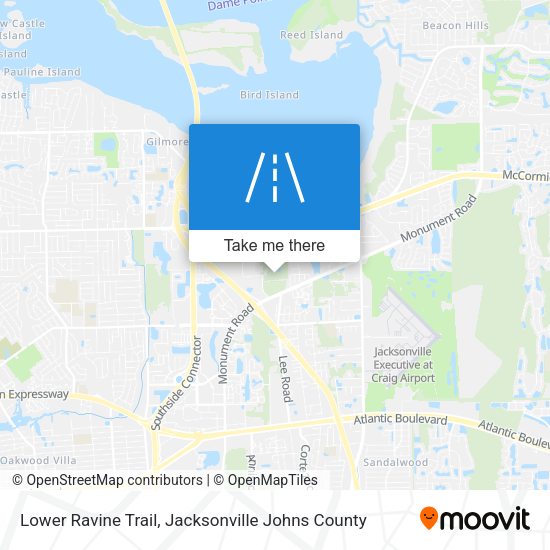 Lower Ravine Trail map