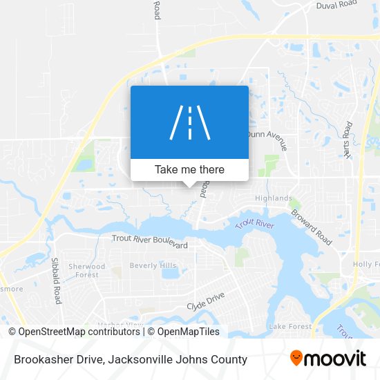 Mapa de Brookasher Drive