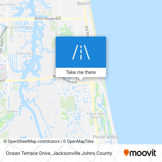 Ocean Terrace Drive map