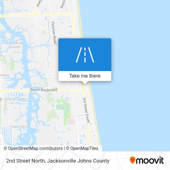 2nd Street North map