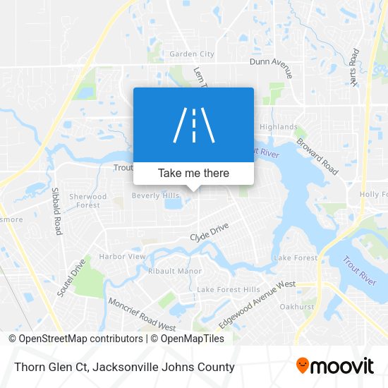 Mapa de Thorn Glen Ct