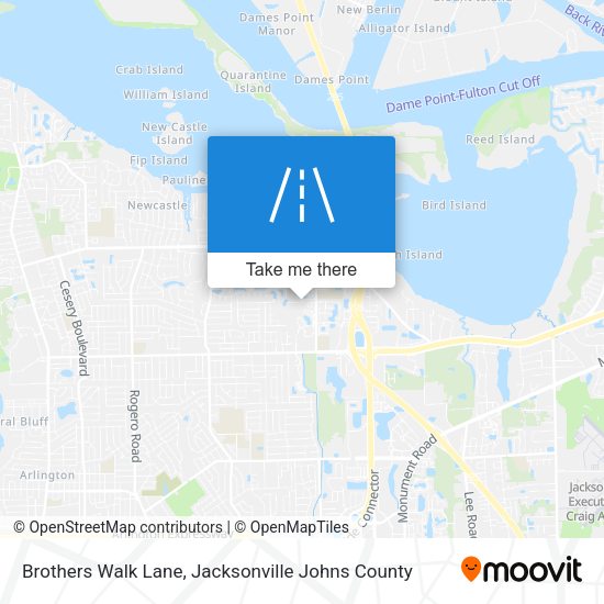 Mapa de Brothers Walk Lane