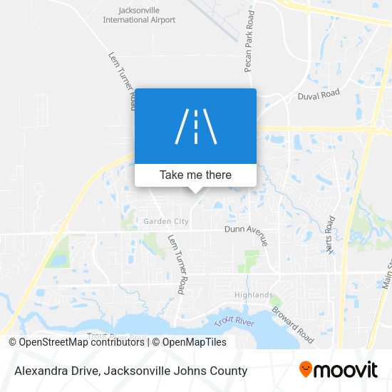 Mapa de Alexandra Drive