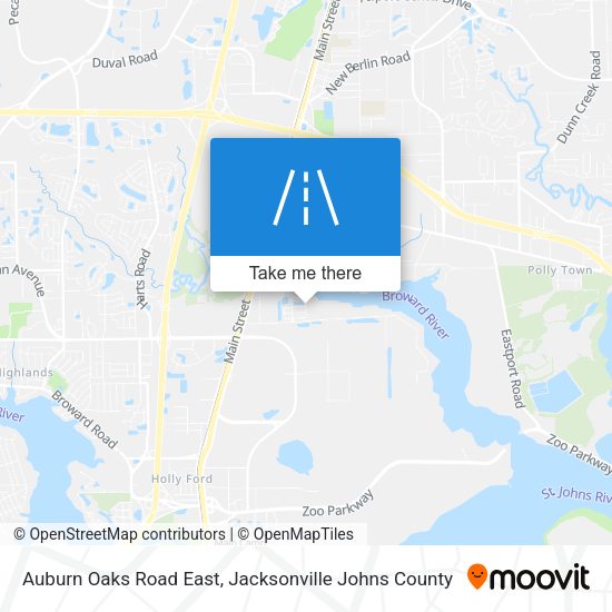 Mapa de Auburn Oaks Road East