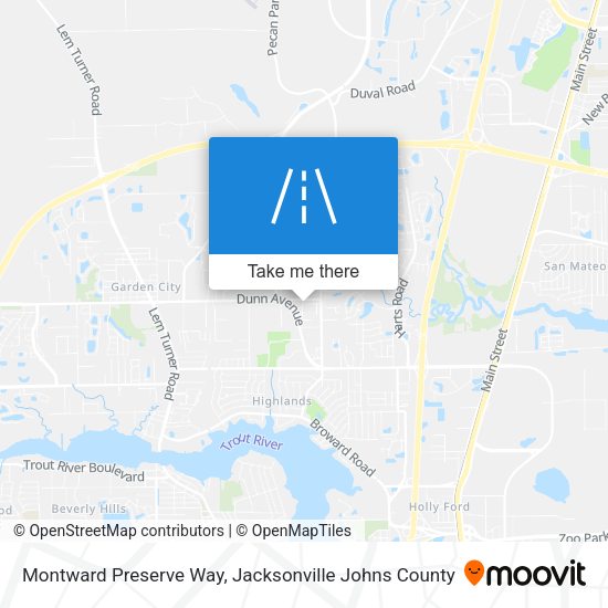 Montward Preserve Way map
