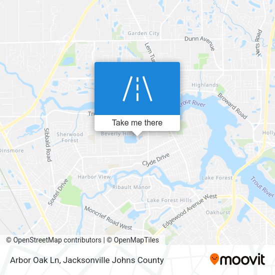 Arbor Oak Ln map