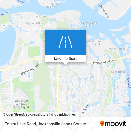 Mapa de Forest Lake Road