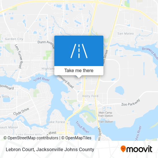 Lebron Court map