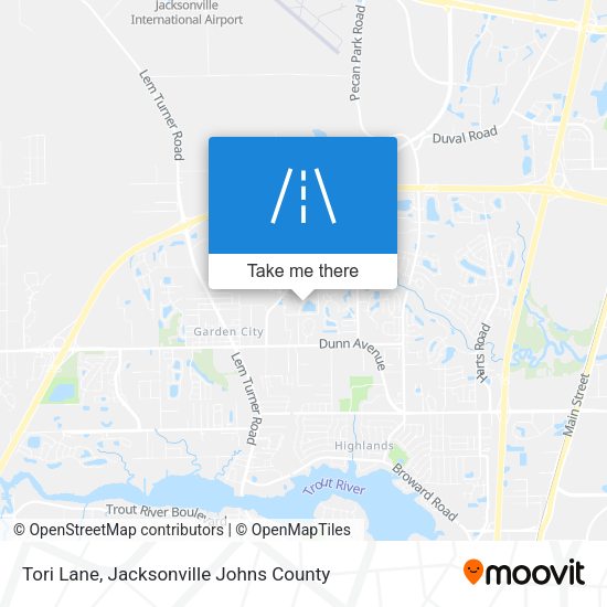 Mapa de Tori Lane