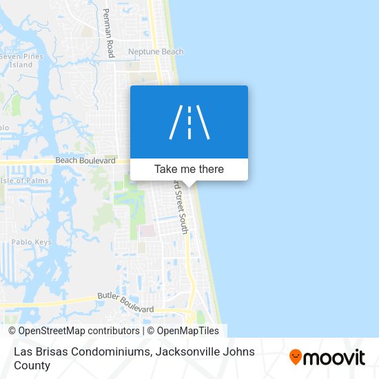 Mapa de Las Brisas Condominiums