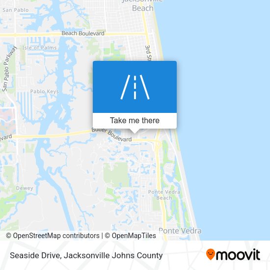 Seaside Drive map