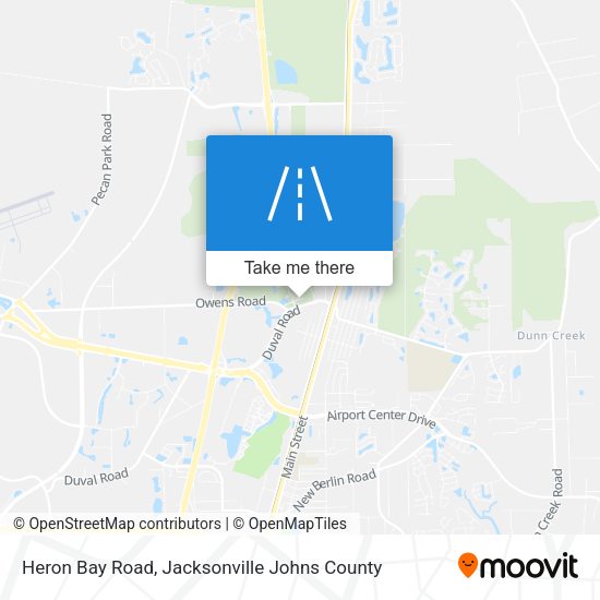Heron Bay Road map