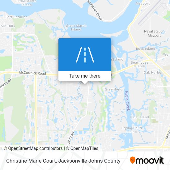 Mapa de Christine Marie Court