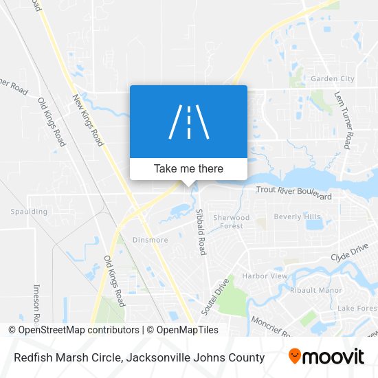 Redfish Marsh Circle map