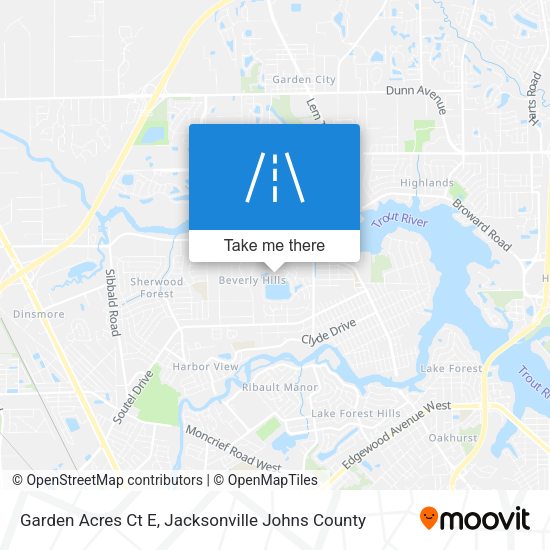 Garden Acres Ct E map