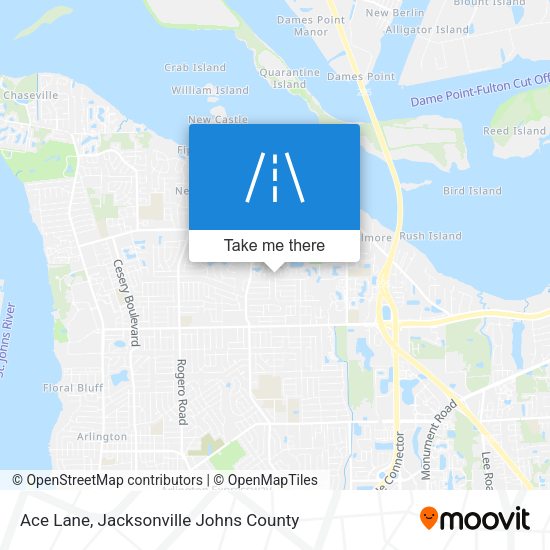 Ace Lane map