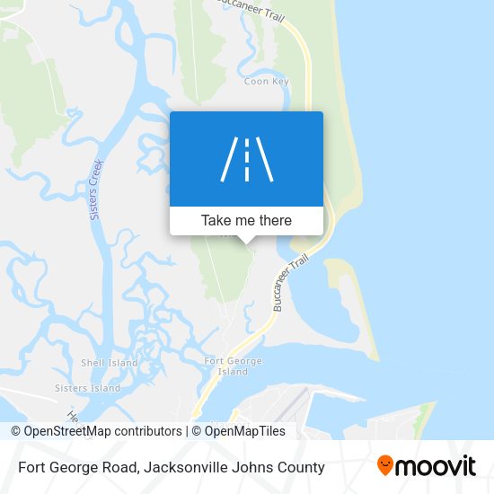 Fort George Road map
