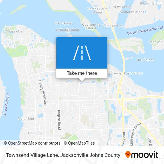 Mapa de Townsend Village Lane