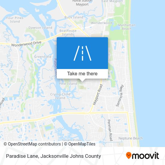 Mapa de Paradise Lane