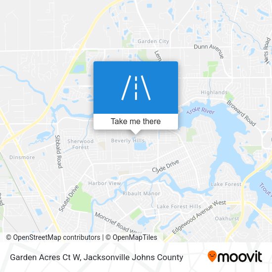 Mapa de Garden Acres Ct W