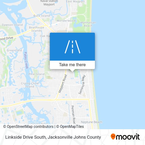 Linkside Drive South map