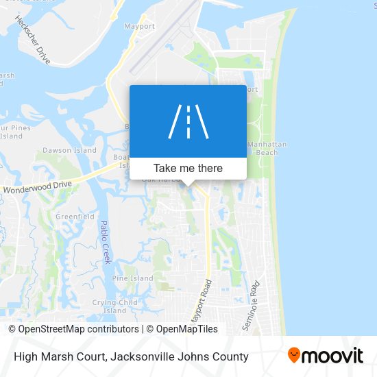 High Marsh Court map