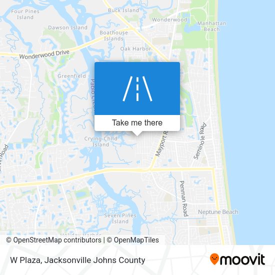 W Plaza map