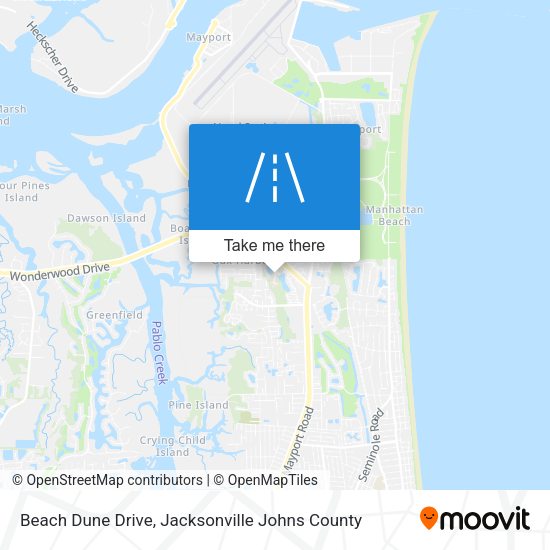 Beach Dune Drive map