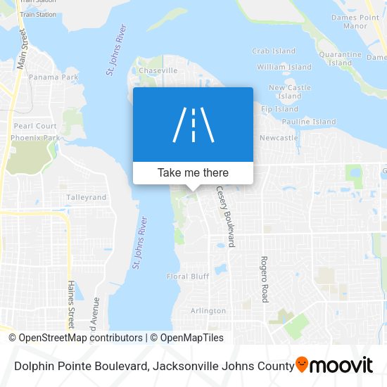 Dolphin Pointe Boulevard map