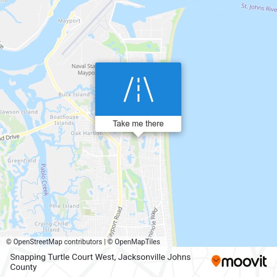 Mapa de Snapping Turtle Court West