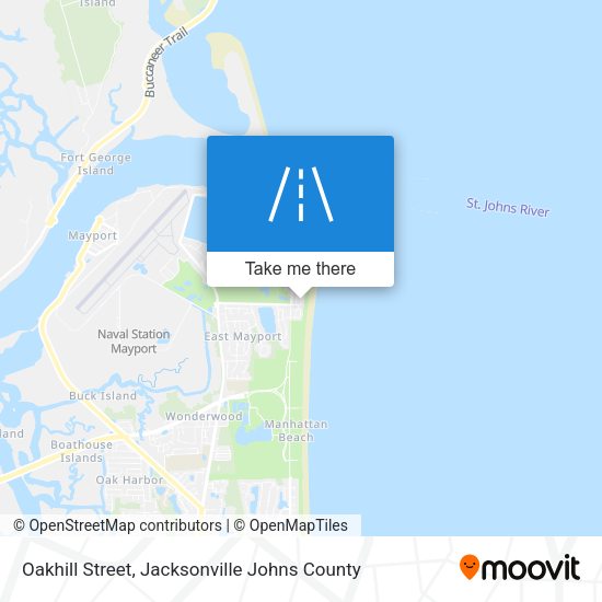 Mapa de Oakhill Street