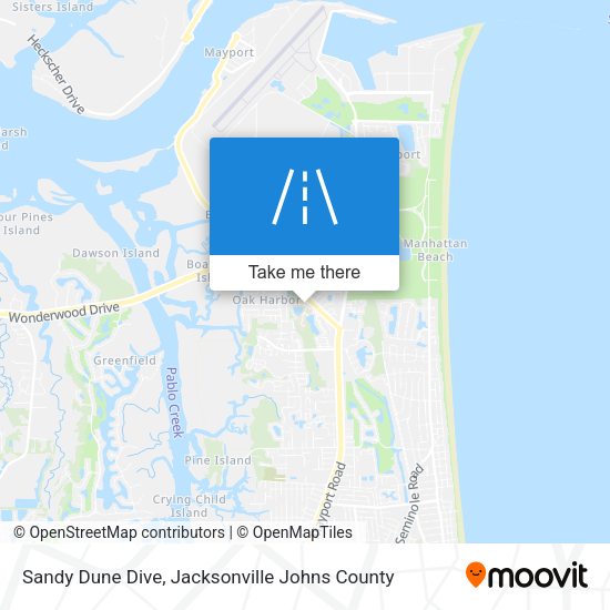Sandy Dune Dive map