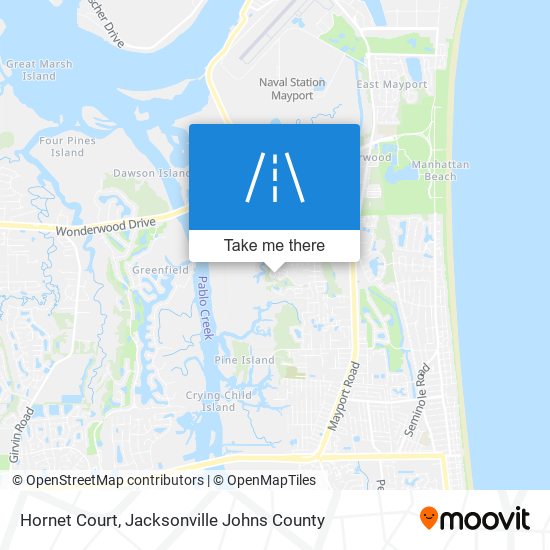 Hornet Court map