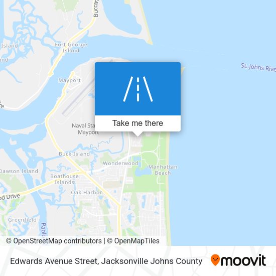 Mapa de Edwards Avenue Street