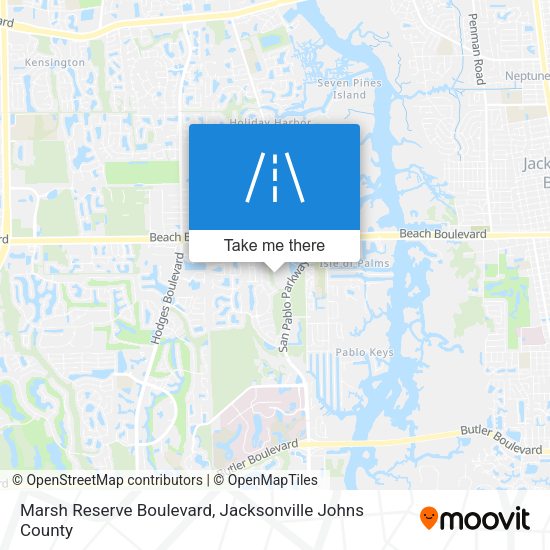 Mapa de Marsh Reserve Boulevard