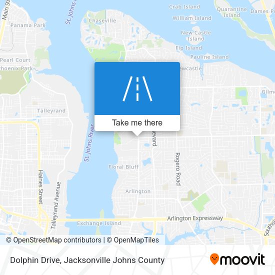 Dolphin Drive map