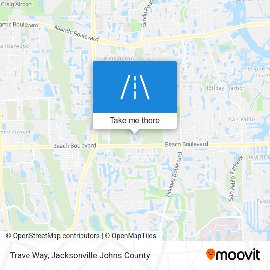 Trave Way map
