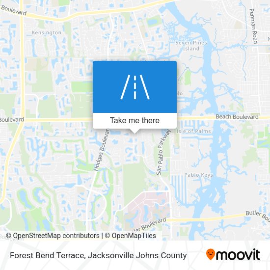 Mapa de Forest Bend Terrace