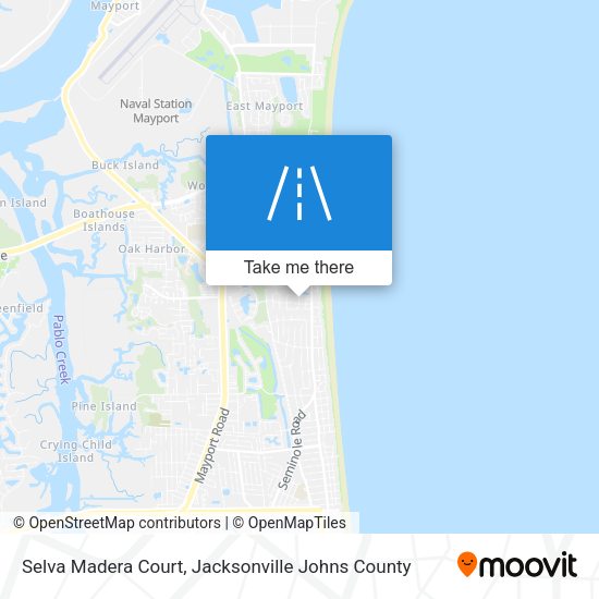 Selva Madera Court map
