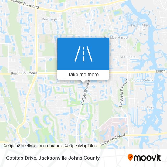 Casitas Drive map