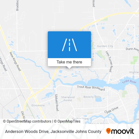 Mapa de Anderson Woods Drive