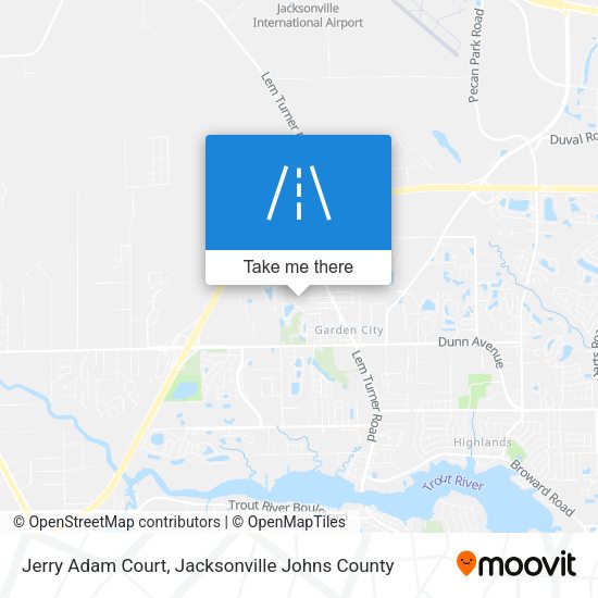 Jerry Adam Court map