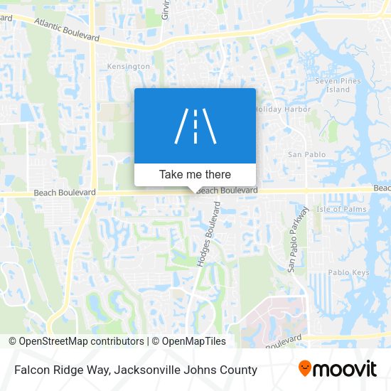 Mapa de Falcon Ridge Way